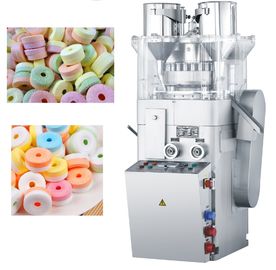 China Double Color Sugar / POLO Candy Tablet Press Machine , Ring Shape Tablet Maker supplier