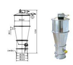 China 0.6Mpa 1440L/Min SS Pneumatic Vacuum Conveyor 3000kg/H supplier