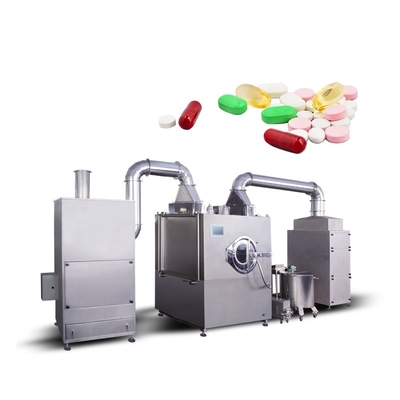 China Full Automatic Tablet Pill Film Coating Machine For Pharmaceutical supplier