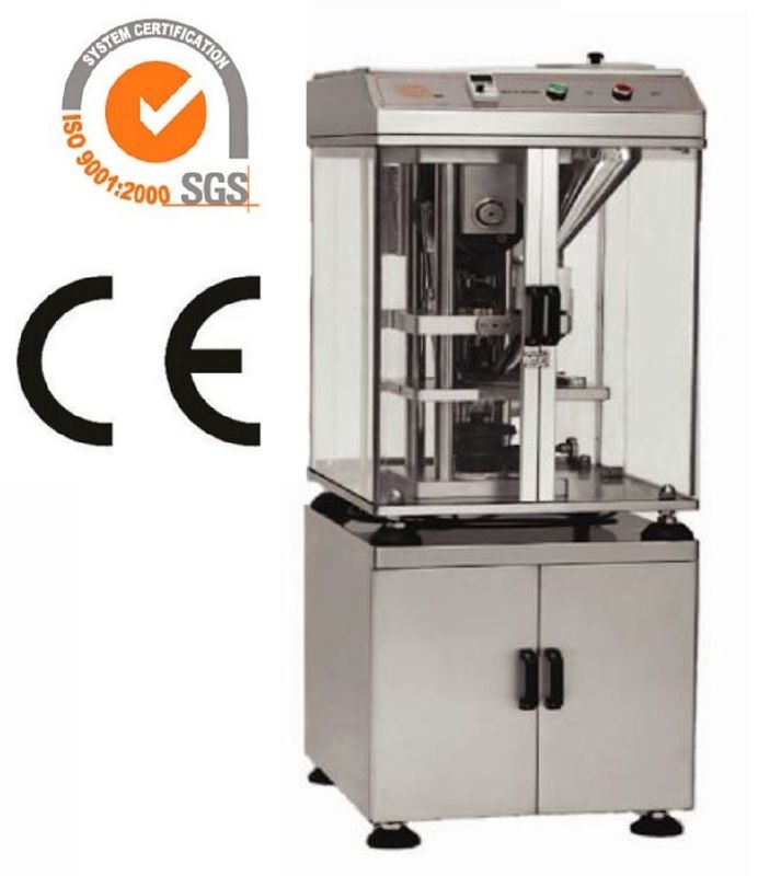adjustable speed single punch tablet press machine with max 25mm tablet size