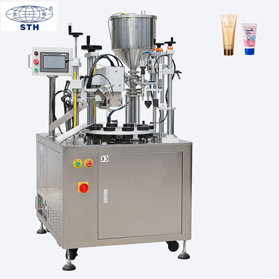 China Semi Automatic Shampoo Plastic Tube Filling Sealing Machine Speed 30 Tubes/min supplier