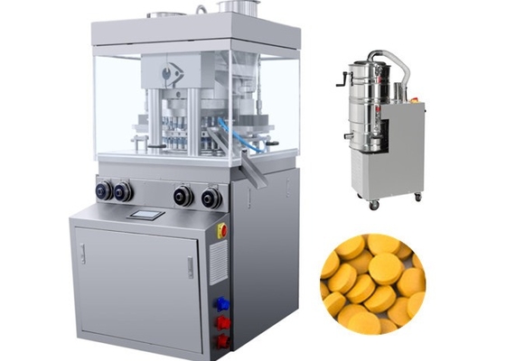 China Double Layer Automatic Tablet Press Machine For Candy Effervescent Tablet supplier