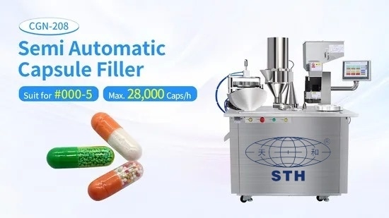 China TIANHE Granule/Powder Semi-Automatic Capsule Filling Machine CGN-208 28000PCS supplier