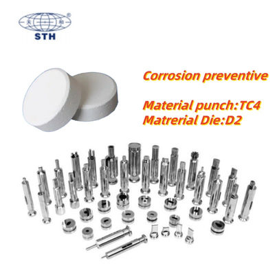 China Corrosion Preventive Punches and Dies with Customized Shape for Disinfection Tablets Made from High Graded Alloy Steel supplier