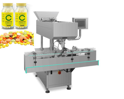 China TIANHE 60 Bottles Automatic Tablet Counting And Filling Machine PLC Control supplier