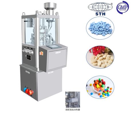 China R&amp;D Laboratories Electric Output Intelligent Rotary Hydraulic Tablet Pill Press machine supplier