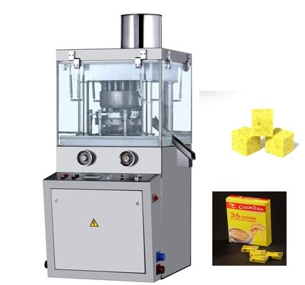 China Chicken Stock Cube Rotary Tablet Press Machine with High Pressure supplier