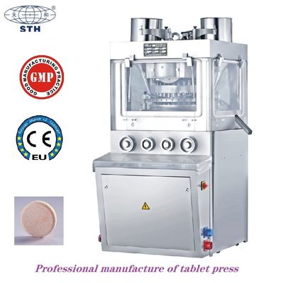 China Fully Closed Rotary Tablet Press Machine 5.5KW For Chemistry Foodstuff supplier