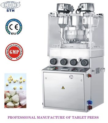 China Irregular Peppermint Candy Vitamin Tablet Pressing Machine Double-side Engraved Tablet Compression Machine supplier
