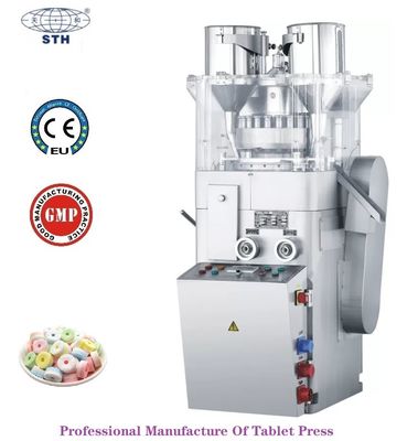 China Multi-functional Pill Candy Chewable Tablet Compression Machine Round Irregular Shape Rotary Tablet Press supplier