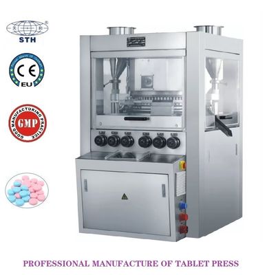 China Stainless Steel 100KN High Speed Tablet Press With Handwheel supplier
