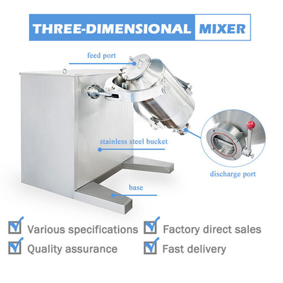 TIANHE 3-Dimensional Powder / Granule Pharmaceutical Processing Mixing Machine supplier