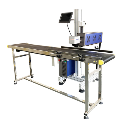 TIANHE 30W CO2 Fly Laser Marking Machine, Laser Coding Machine For Bottle Jar Tank supplier