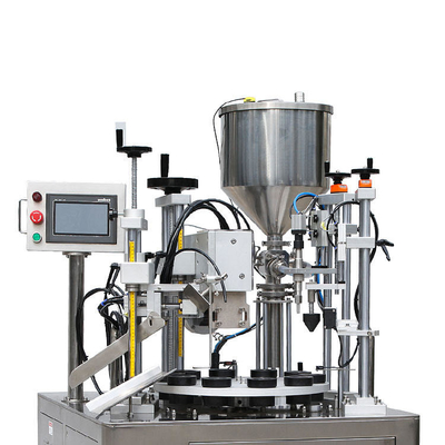 TIANHE Semi Automatic Shampoo Plastic Tube Filling Sealing Machine Speed 30 Tubes/min supplier
