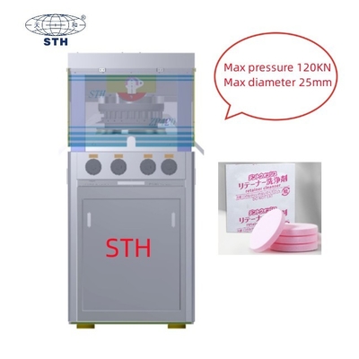 TIANHE 120KN TCCA Disinfection tablet Automatic Pill Tablet Compression Machine for Chemical supplier