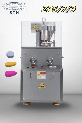 TIANHE ZP5/7/9 Station Green Spirulina Tablets Lab Tablet Press Machine 10000 Tablets per hour supplier