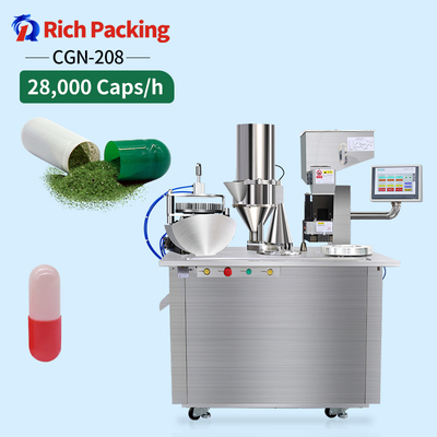 Semi-Automatic Capsule Filling Machine 28000 PCS/H for Hard Gelatin Capsules supplier