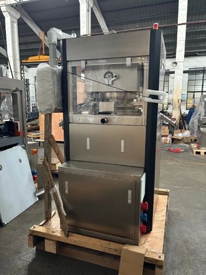 25mm Tablet Automatic Rotary Tablet Press Machine with 100kN Pressure and 40r/min Turret Speed supplier