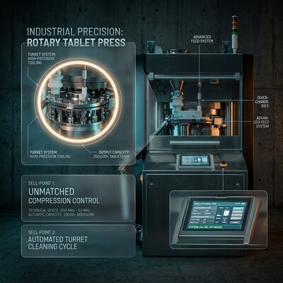 Speed Tablet Press Machine GZPK-45/55 Automatic Tablet Weight Control High-Speed Rotary Press D B Tooling supplier