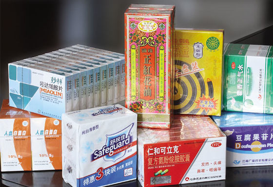 TIANHE Perfume Box Cellophane Wrapping Pharmaceutical Packaging Machine Medicine box supplier